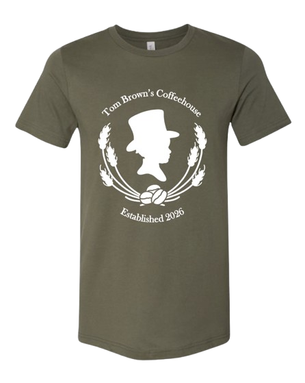 Tom Brown's Laurel Tee (Military Green)